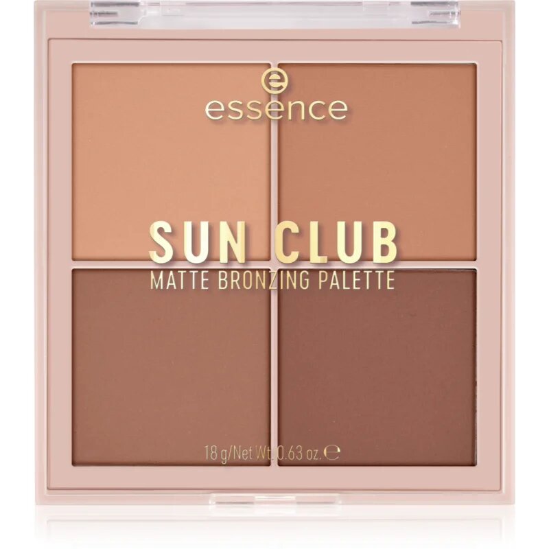 essence Sun Club bronzující paletka s matným efektem Better Than Vacation Tan 18 g