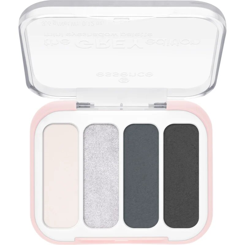 essence The Grey Edition paletka očních stínů mini 3.6 g