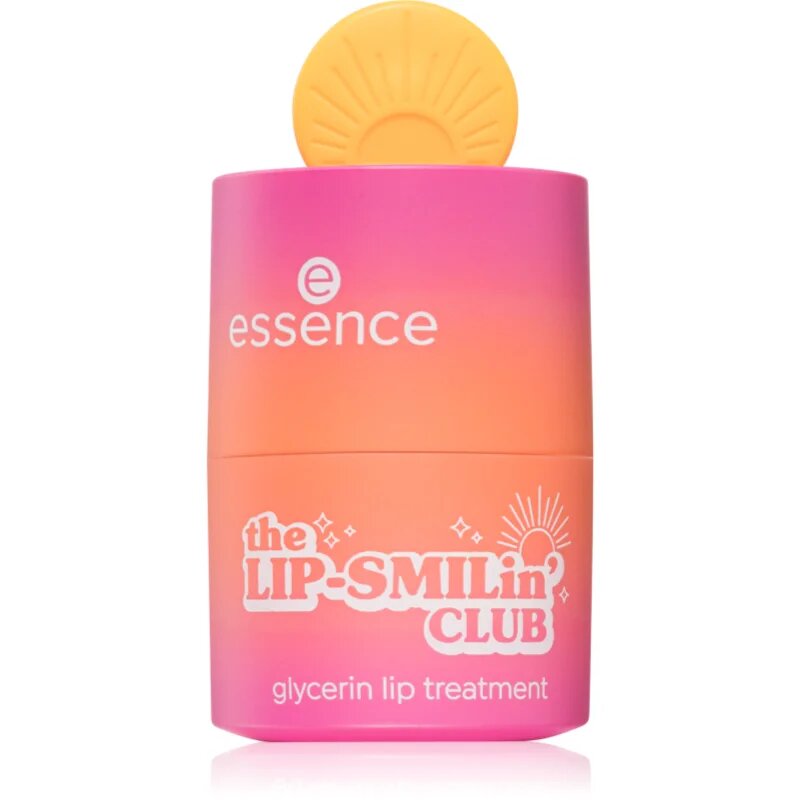 essence the LIP-SMILIN' CLUB balzám na rty s glycerinem odstín 01 Sunshine Mood: On! 12 g