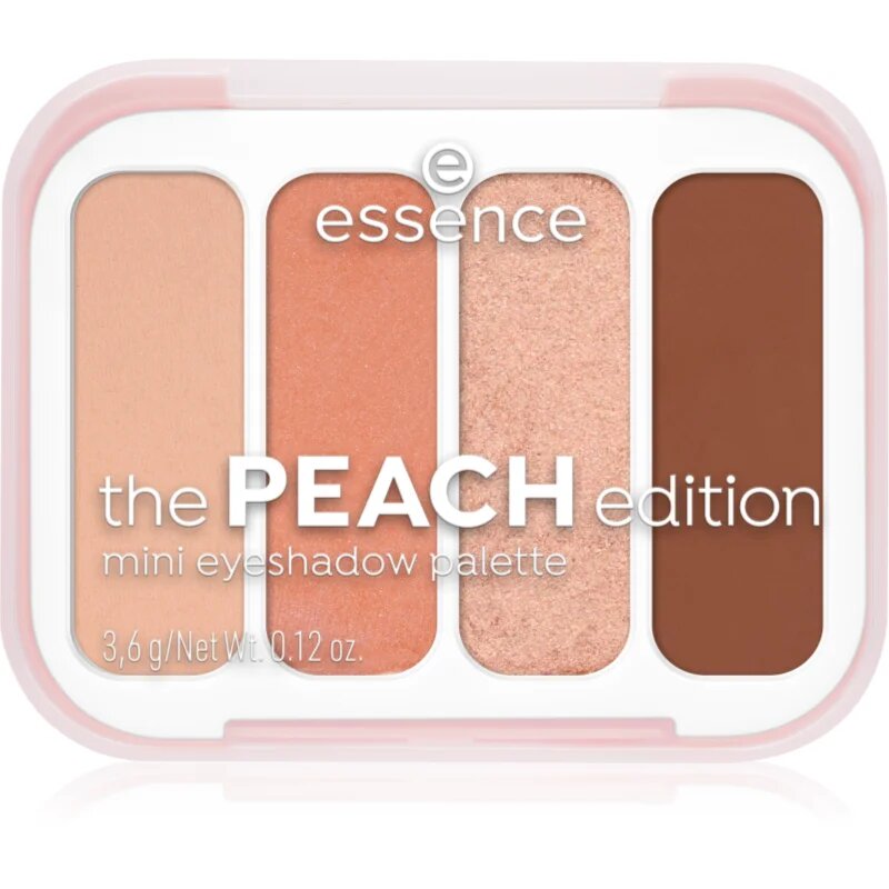 essence The Peach Edition paletka očních stínů mini 3.6 g