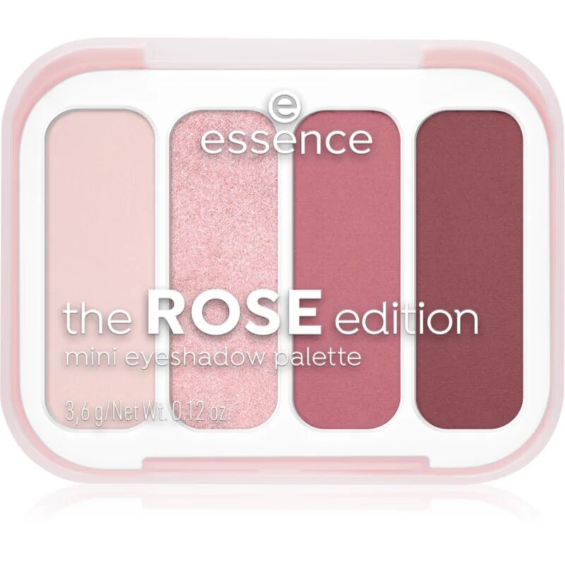 essence The Rose Edition paletka očních stínů mini 3.6 g
