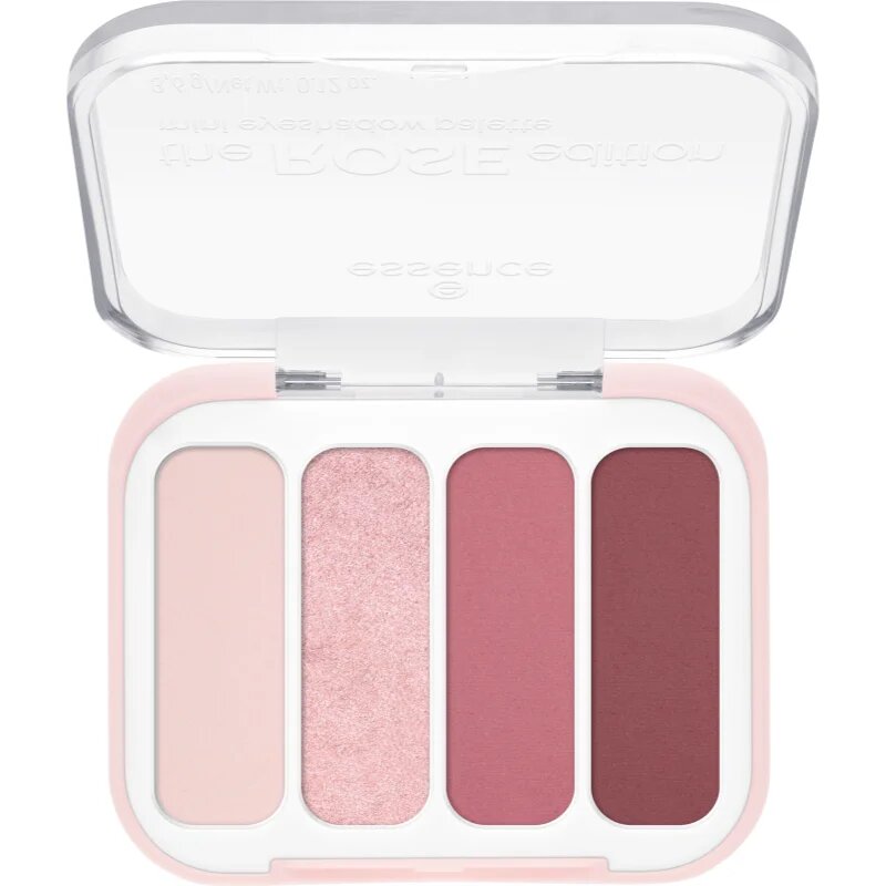 essence The Rose Edition paletka očních stínů mini 3.6 g