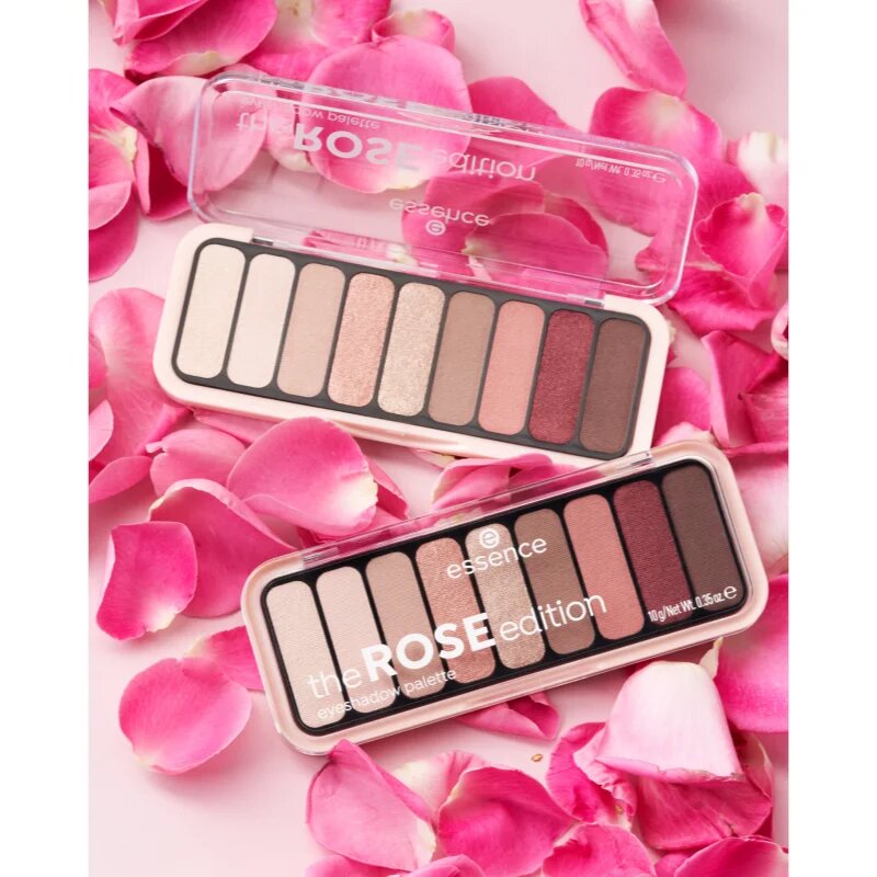 essence The Rose Edition paletka očních stínů odstín 20 Lovely In Rose 10 g