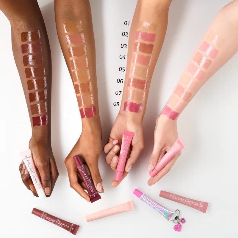 essence the super peptide glossy lip treatment balzám na rty odstín 08 Cherrylicious! 10 ml