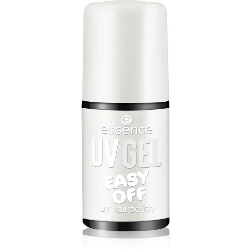 essence UV GEL EASY OFF gelový lak na nehty s použitím UV/LED lampy odstín 101 - faux pearl 5 ml