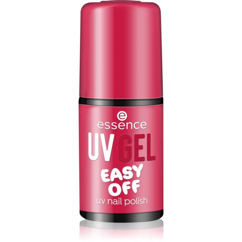 essence UV GEL EASY OFF gelový lak na nehty s použitím UV/LED lampy odstín 106 - pomegranate please! 5 ml