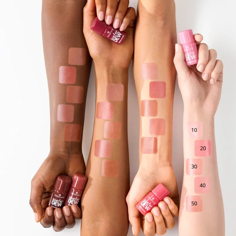 essence water DEW SERUM BLUSH tekutá tvářenka s rozjasňujícím efektem odstín 30 Rose Mood 3.5 ml