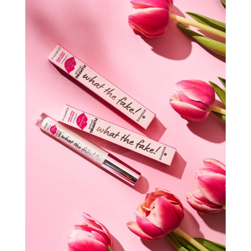 essence WHAT THE FAKE! lesk na rty pro větší objem odstín 01 oh my plump! 4.2 ml