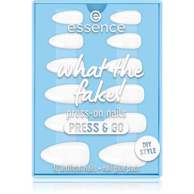 essence WHAT THE FAKE! umělé nehty 02 bare white