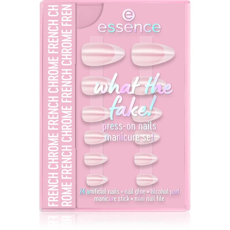 essence WHAT THE FAKE! umělé nehty 05 FRENCH CHROME