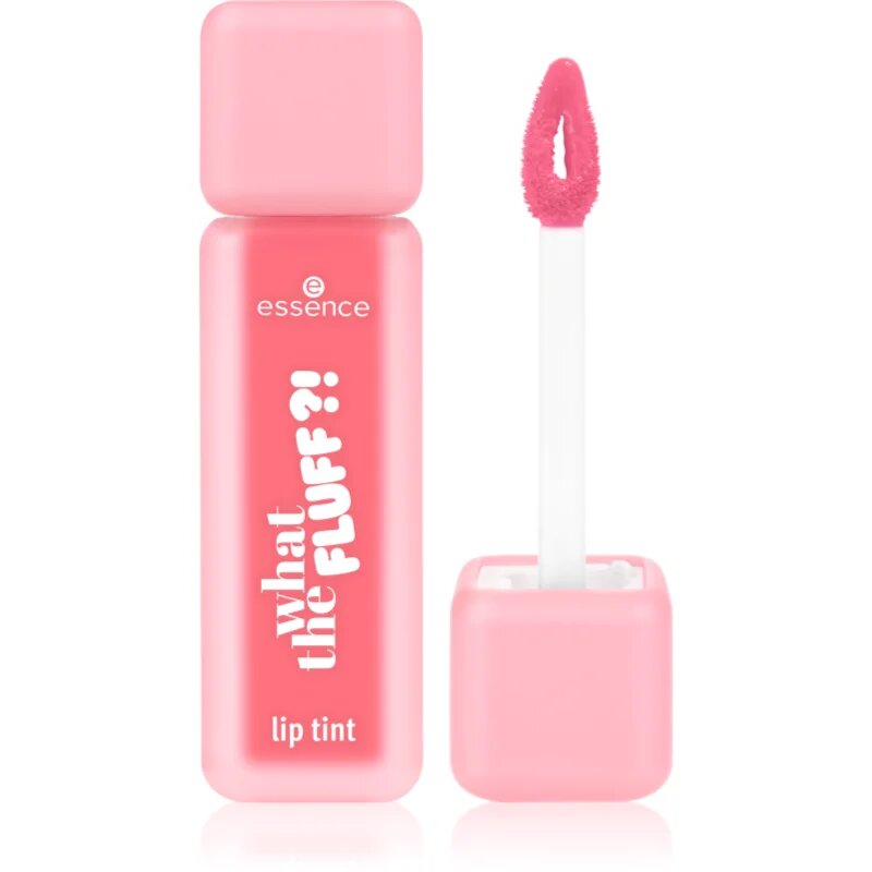essence WHAT THE FLUFF?! barva na rty odstín 01 Candy-Stain 5.1 ml