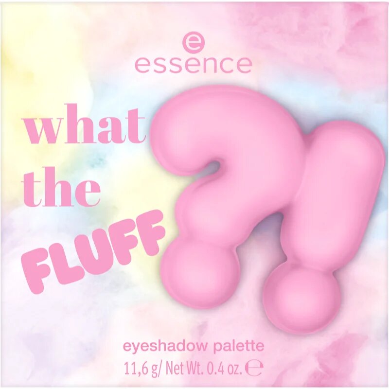 essence WHAT THE FLUFF?! paletka očních stínů odstín 01 Cotton Candy Skies 11.6 g