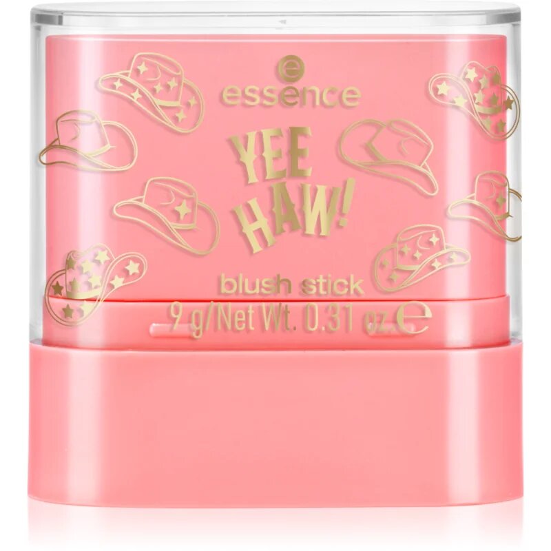 essence YEE HAW! matná krémová tvářenka v tyčince odstín 01 Wild Heart Country Soul 9 g