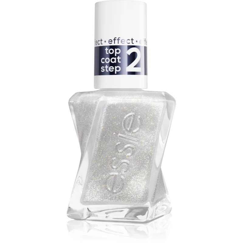 Essie Gel by vrchní lak na nehty třpytivý 574 Diamond Dust 13.5 ml