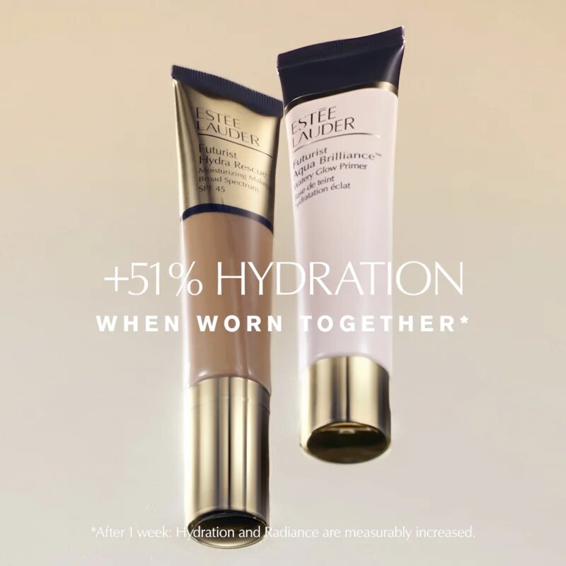 Estée Lauder Futurist Aqua Brilliance™ Watery Glow Primer rozjasňující podkladová báze s hydratačním účinkem 40 ml
