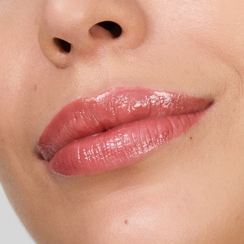 Estée Lauder Pure Color Melt-On Glosstick vysoce pigmentovaný lesk na rty v tyčince odstín Melted Rose 1.8 g