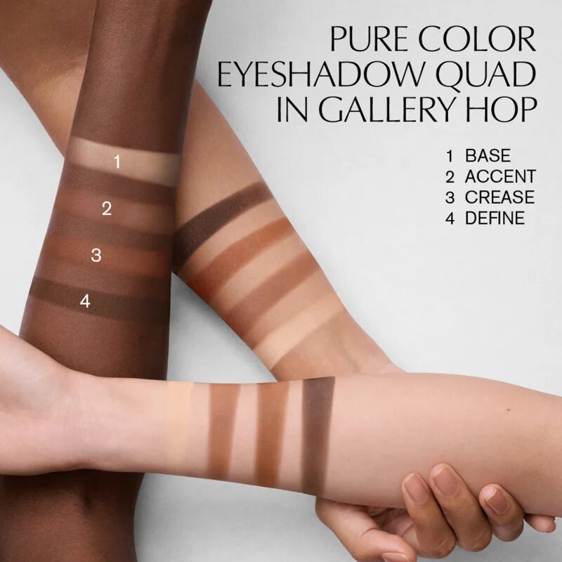 Estée Lauder Pure Color The Essential Eyeshadow Quad paletka očních stínů s aplikátorem odstín Gallery Hop 4 g