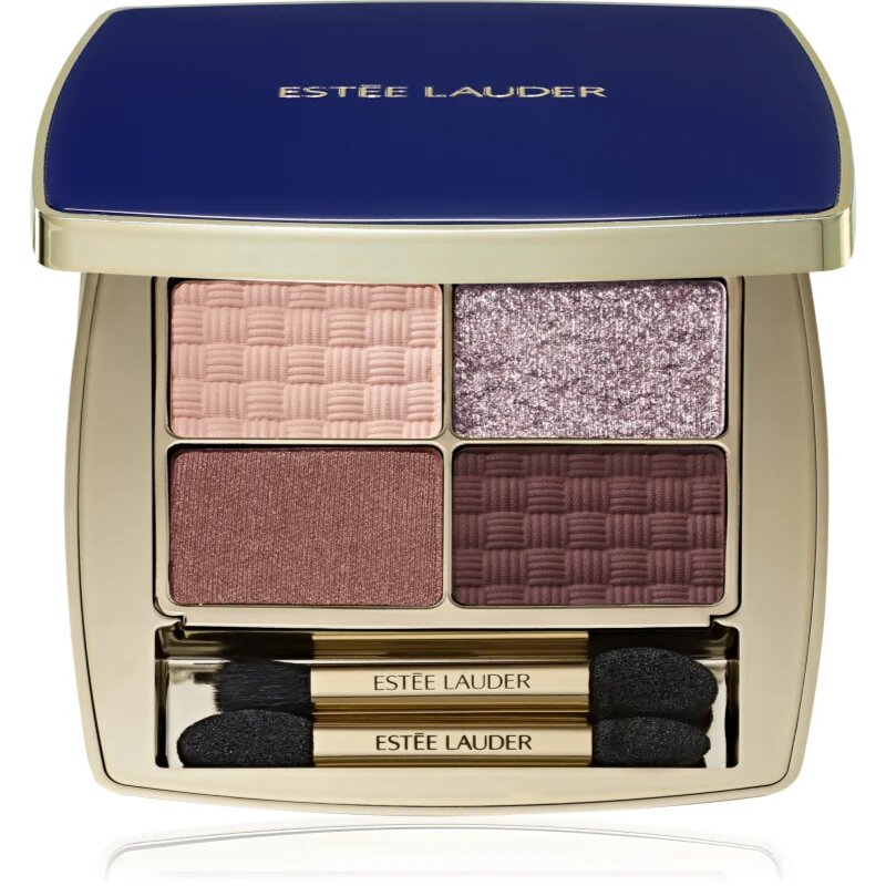 Estée Lauder Pure Color The Essential Eyeshadow Quad paletka očních stínů s aplikátorem odstín Power Brunch 4 g