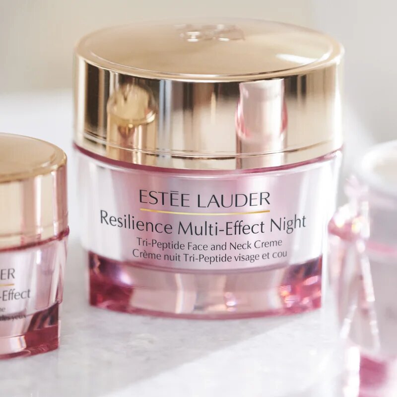Estée Lauder Resilience Multi-Effect Night Tri-Peptide Face and Neck Creme noční liftingový krém na obličej a krk 50 ml