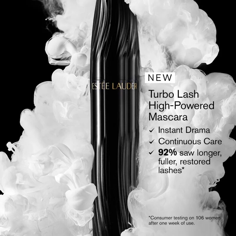 Estée Lauder Turbo Lash Mascara řasenka pro objem natočení a oddělení řas odstín Black 8 ml