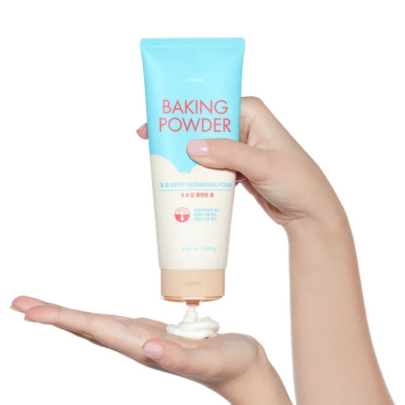 ETUDE Baking Powder hloubkově čisticí krémová pěna s peelingovým efektem 160 g