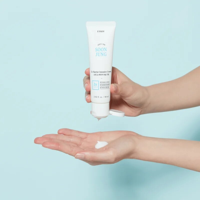 ETUDE SoonJung 2x Barrier Intensive Cream intenzivně hydratační krém pro obnovu kožní bariéry 60 ml