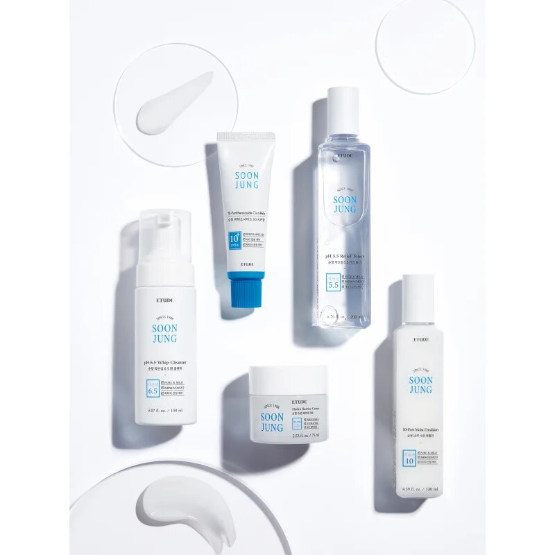 ETUDE SoonJung pH 6.5 Whip Cleanser jemná čisticí pěna pro citlivou a podrážděnou pleť 150 ml