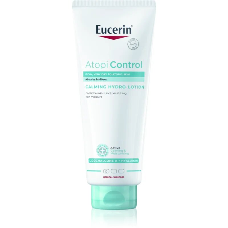 Eucerin AtopiControl Calming Hydro-Lotion zklidňující krémový neparfémovaný gel pro suchou a podrážděnou pokožku 400 ml