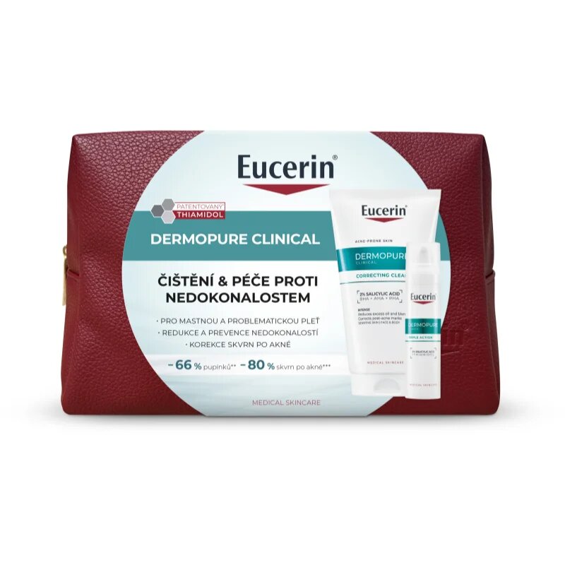 Eucerin DermoPure Clinical Triple Action dárková sada pro ženy