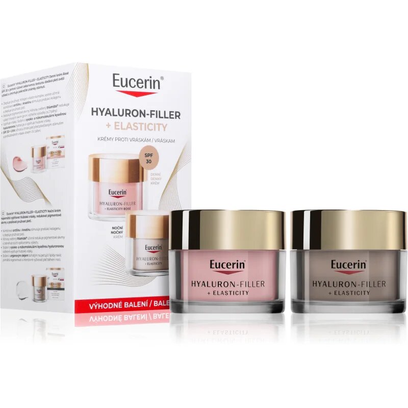 Eucerin Hyaluron-Filler + Elasticity Rosé výhodné balení pro zralou pleť