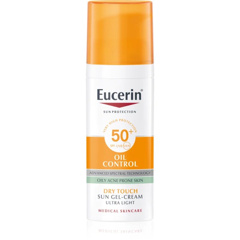 Eucerin Sun Oil Control ochranný krémový gel na obličej SPF 50+ 50 ml