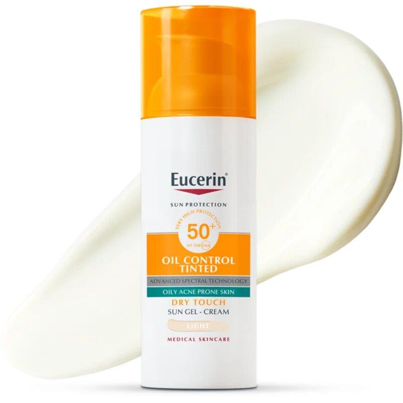 Eucerin Sun Oil Control ochranný krémový gel na obličej SPF 50+ 50 ml