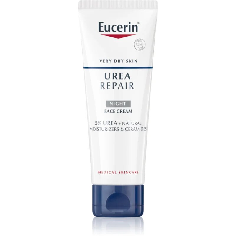 Eucerin UreaRepair Night Cream noční krém na obličej krk a dekolt bez parfemace 50 ml