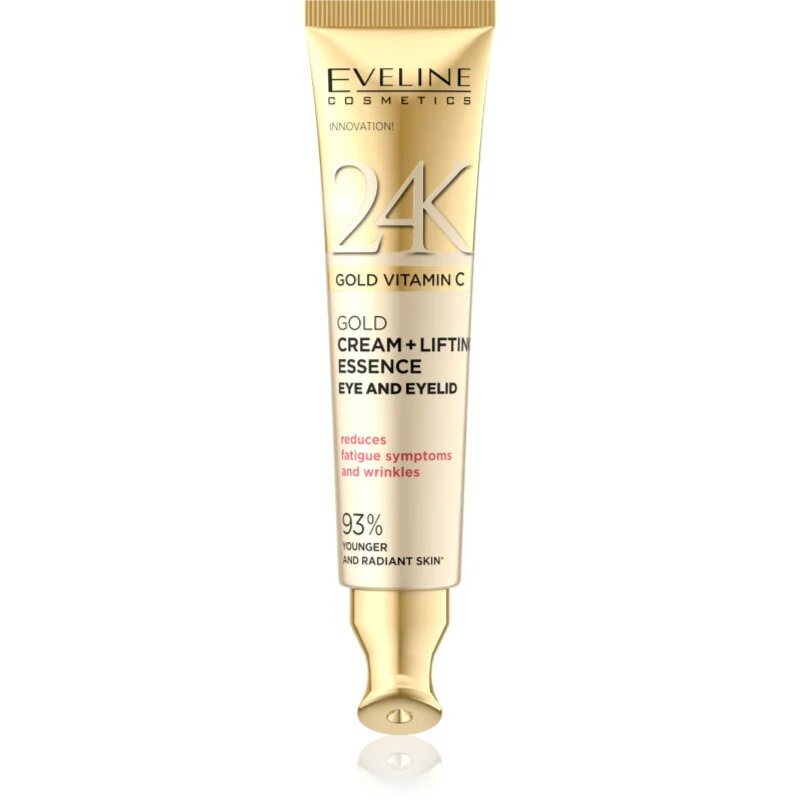Eveline Cosmetics 24k Gold & Caviar 24K Gold Vitamin C vypínací krém na oční okolí 15 ml