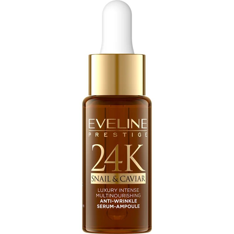 Eveline Cosmetics 24K Snail & Caviar sérum proti vráskám se šnečím extraktem 18 ml