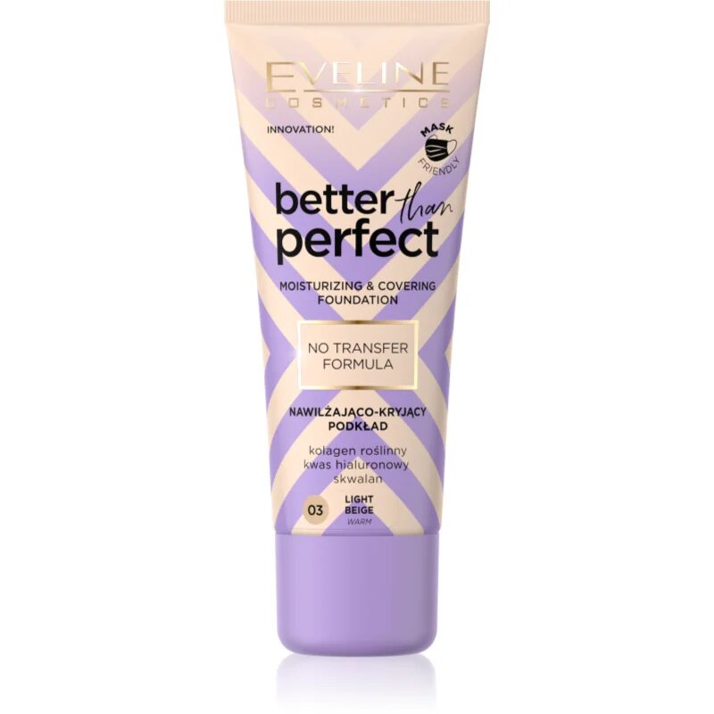 Eveline Cosmetics Better than Perfect Foundation krycí make-up s hydratačním účinkem odstín 03 Light Beige Warm 30 ml