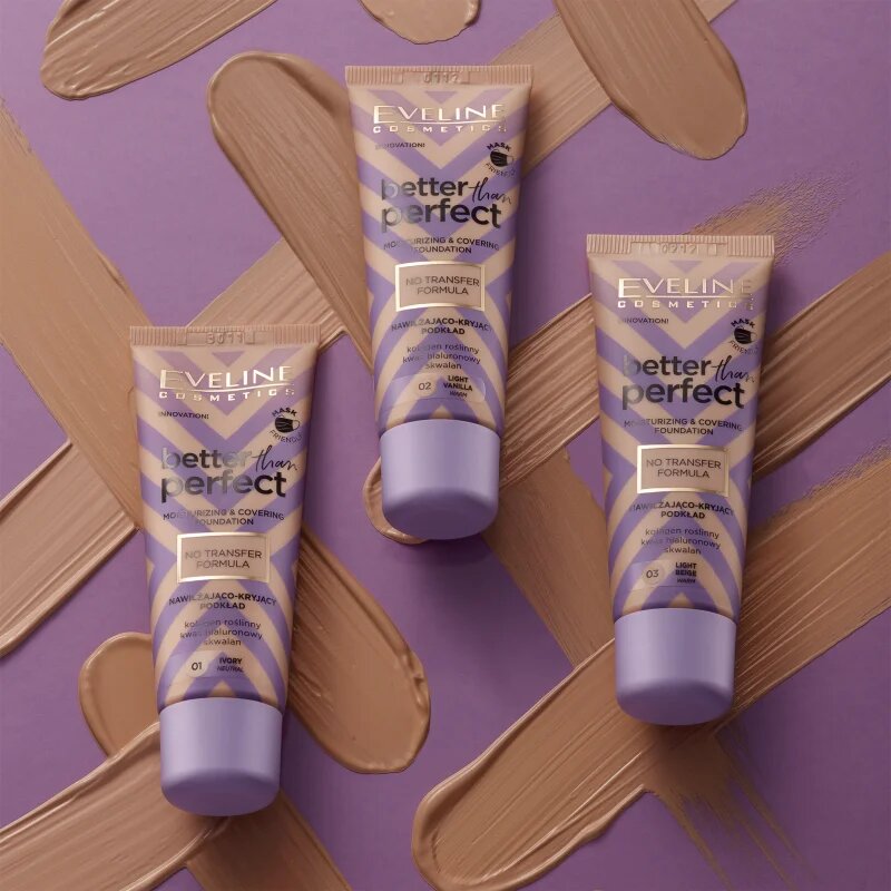 Eveline Cosmetics Better than Perfect Foundation krycí make-up s hydratačním účinkem odstín 03 Light Beige Warm 30 ml