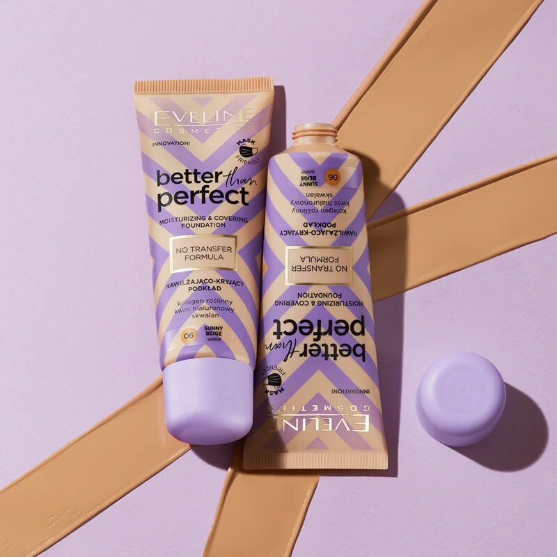 Eveline Cosmetics Better than Perfect krycí make-up s hydratačním účinkem odstín 2.5 Almond Beige Warm 30 ml