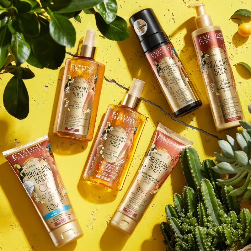 Eveline Cosmetics Brazilian Body samoopalovací balzám pro postupné opálení 200 ml