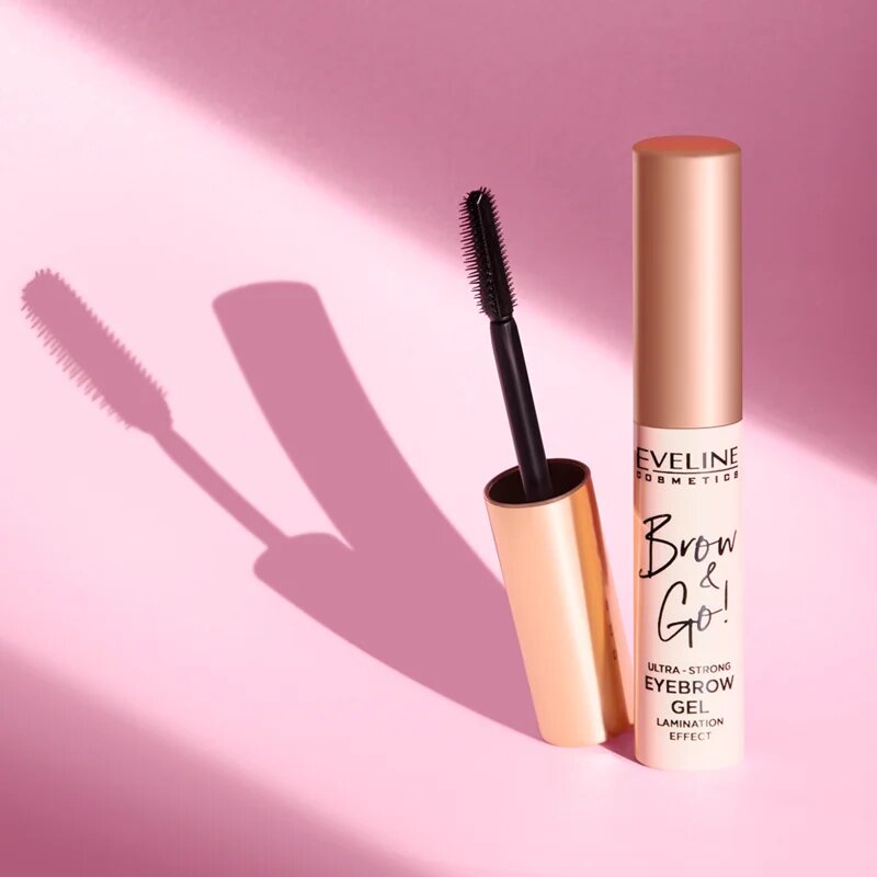 Eveline Cosmetics Brow & Go! gel na obočí s extra silnou fixací 6 ml