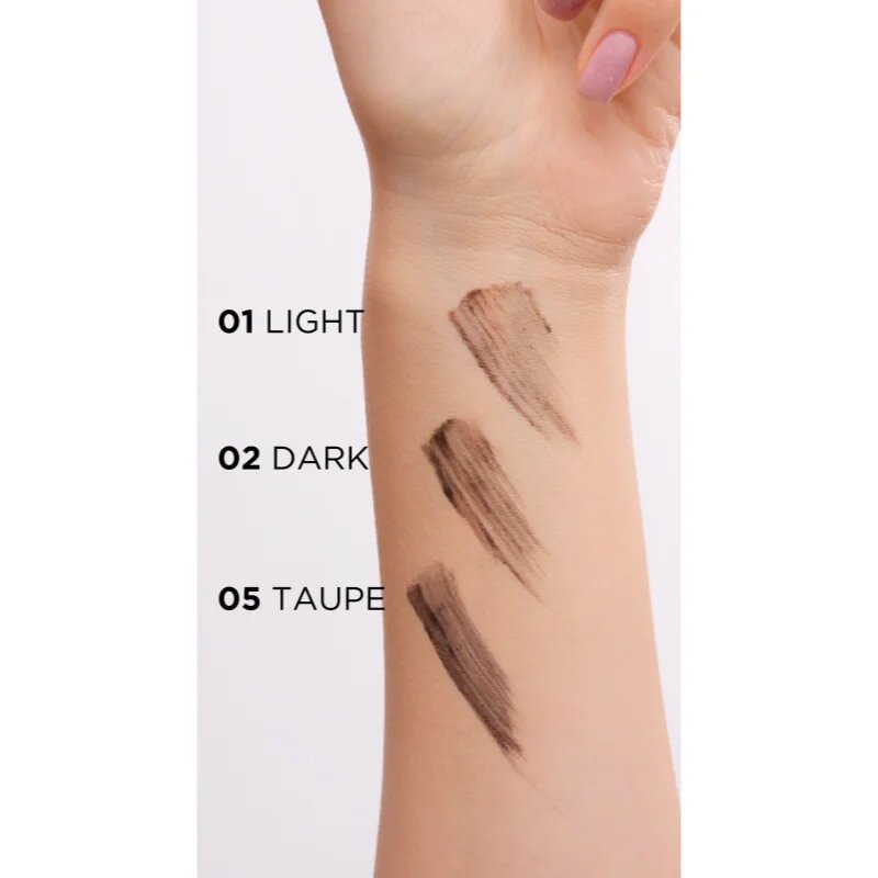 Eveline Cosmetics Brow & Go! řasenka na obočí odstín 02 Dark 6 ml