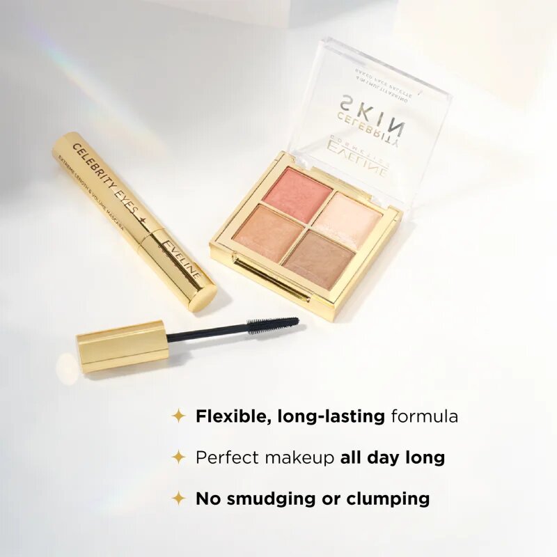 Eveline Cosmetics Celebrity Eyes řasenka pro extra délku odstín Black 7 ml