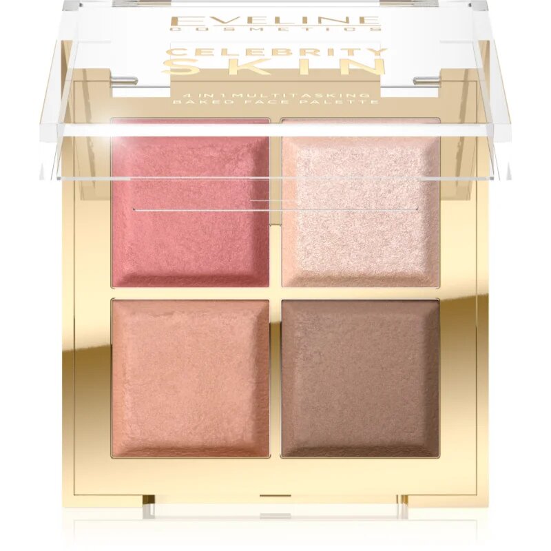 Eveline Cosmetics Celebrity Skin konturovací paletka 4 v 1 16 g