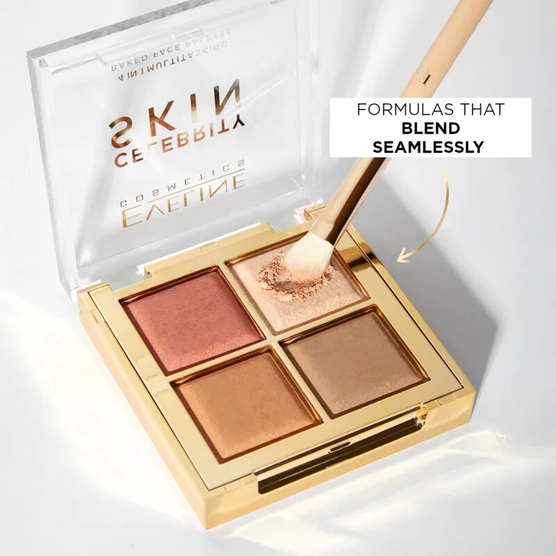 Eveline Cosmetics Celebrity Skin konturovací paletka 4 v 1 16 g