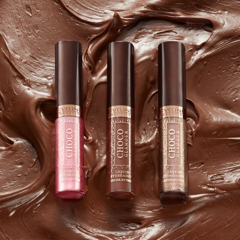 Eveline Cosmetics Choco Glamour tekuté oční stíny odstín 06 65 ml
