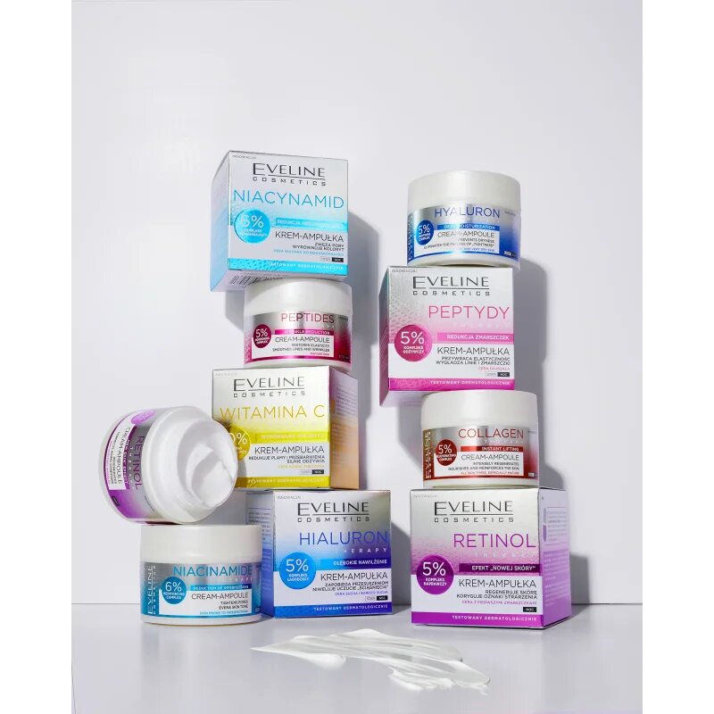 Eveline Cosmetics Cream-Ampoule Collagen intenzivně vyživující krém s liftingovým efektem 50 ml