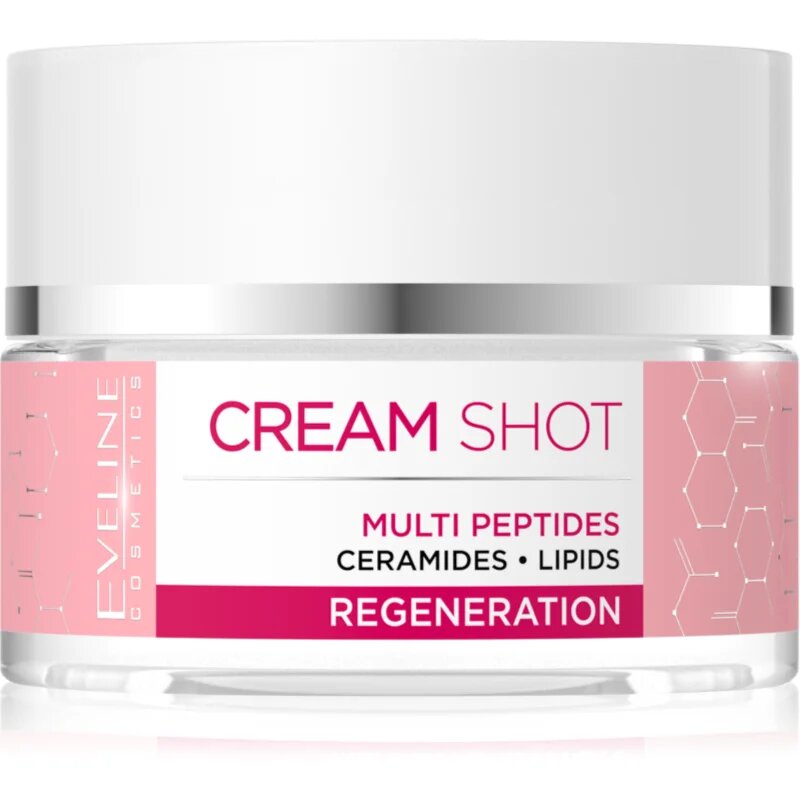 Eveline Cosmetics Cream Shot Multi Peptides regenerační krém proti příznakům stárnutí 50 ml