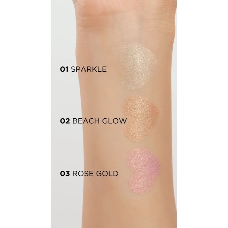 Eveline Cosmetics Feel The Glow rozjasňovač odstín 02 Beach Glow 42 g
