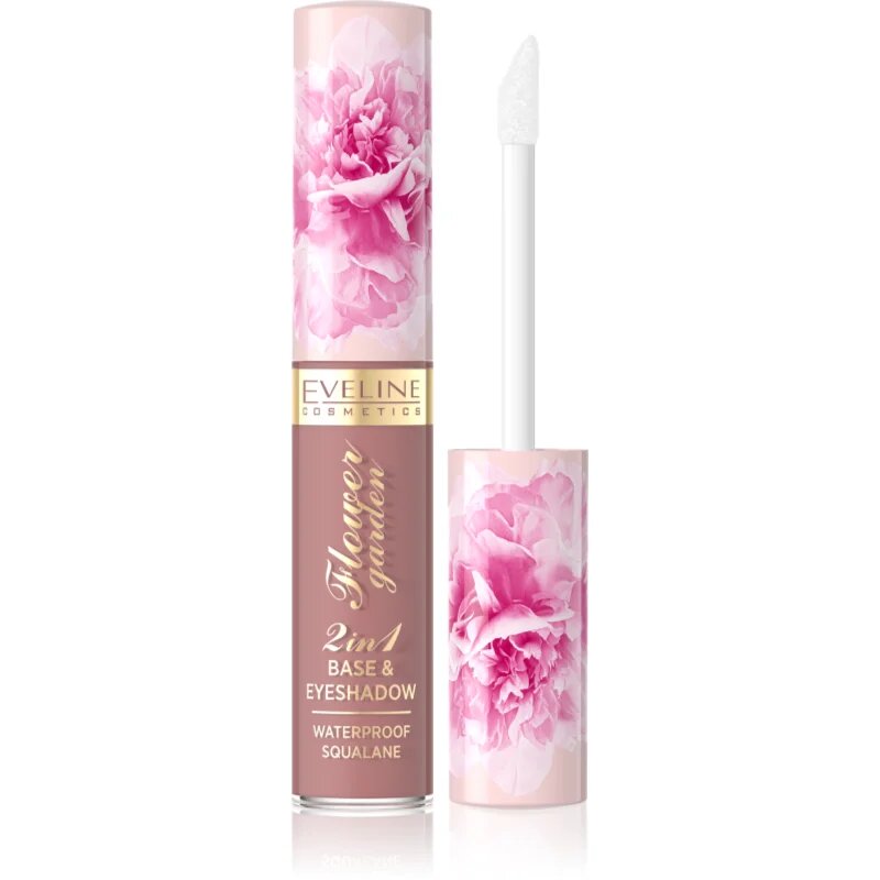 Eveline Cosmetics Flower Garden tekuté oční stíny 2 v 1 odstín 02 65 ml