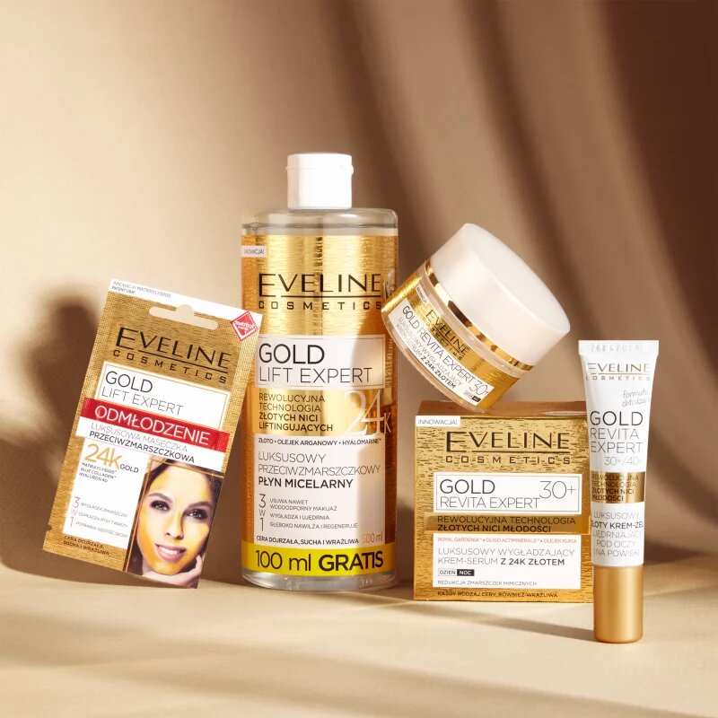 Eveline Cosmetics Gold Lift Expert omlazující maska 3 v 1 7 ml